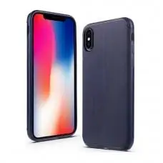 Чехол для iPhone X синий