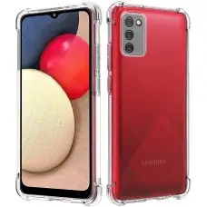 Чехол для Samsung Galaxy A03s (A037) WXD Full camera ударопрочный прозрачный