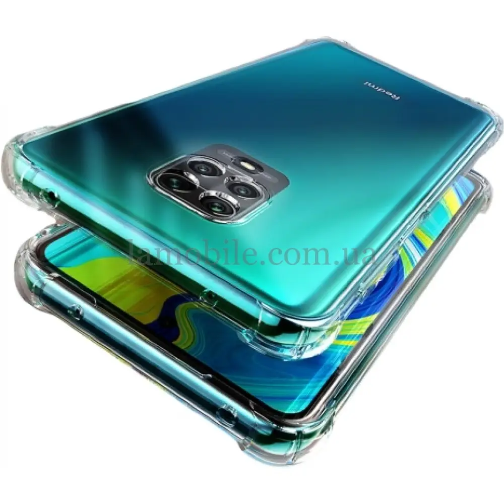 Чохол для Xiaomi  Redmi Note 9s / 9 Pro WXD Full camera ударостійкий прозорий
