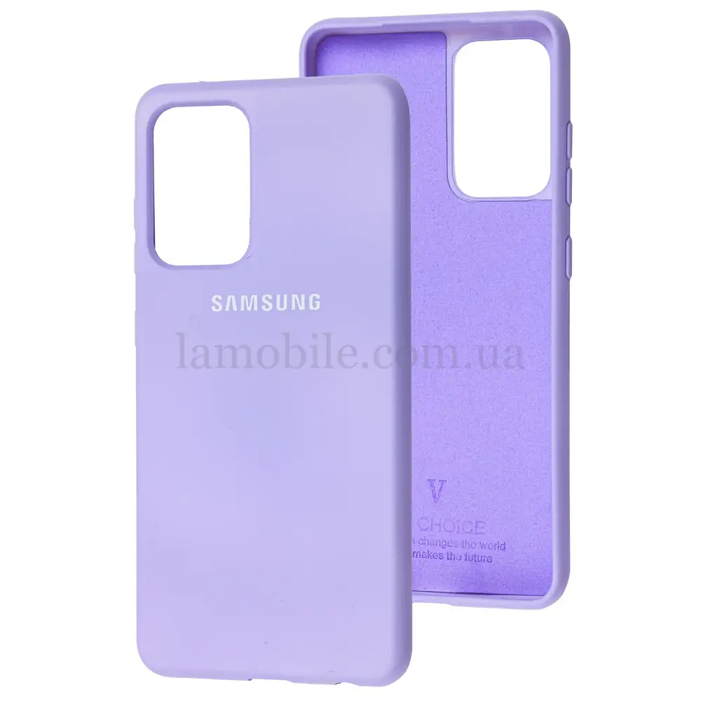 Чохол для Samsung Galaxy A52 Silicone Full бузковий / dasheen