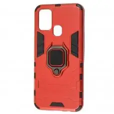 Чохол для Samsung Galaxy M31 (M315) Transformer Ring удароміцний з кільцем червоний