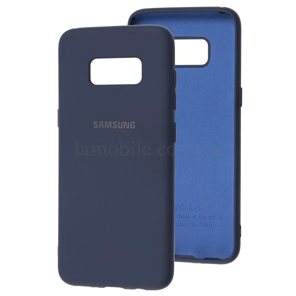 Чохол для Samsung Galaxy S8 (G950) Silicone Full темно-синій / midn blue
