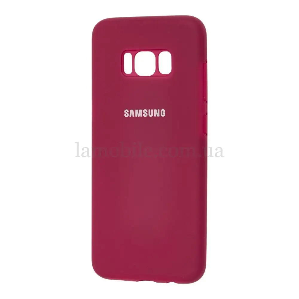 Чехол для Samsung Galaxy S8 (G950) Silicone Full бордовый / marsala