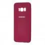 Чехол для Samsung Galaxy S8 (G950) Silicone Full бордовый / marsala