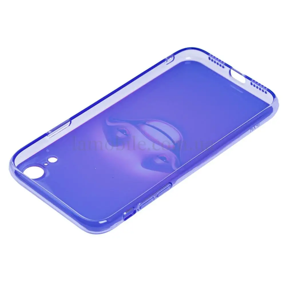 Чехол для iPhone Xr Smile фиолетовый