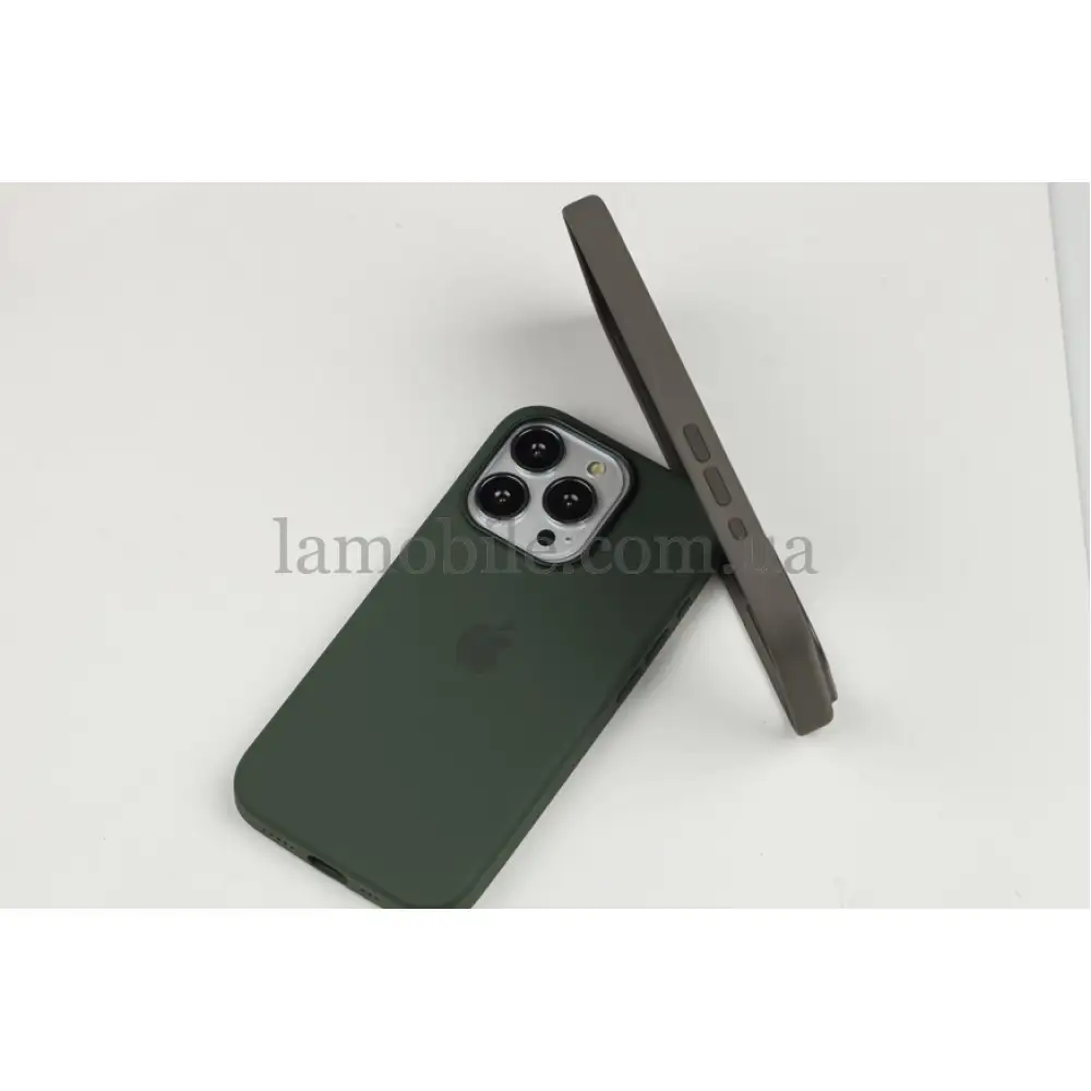 Чехол для iPhone 15 Pro Leather with MagSafe primary titanium