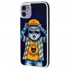 Чехол для iPhone 11 Fashion mix кот