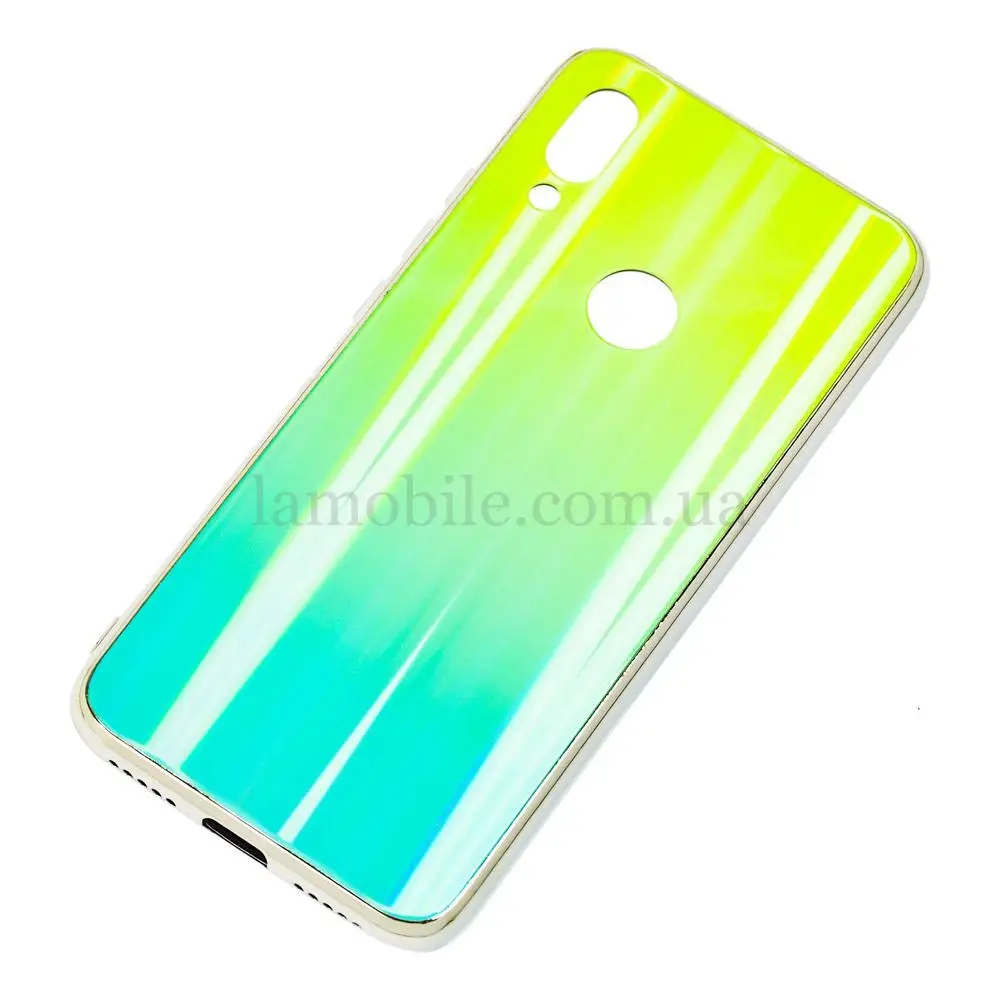 Чехол для Xiaomi Redmi 7 Aurora glass мятный
