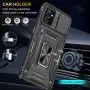 Чохол для Samsung Galaxy A14 Camshield Army Ring army green