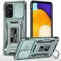 Чохол для Samsung Galaxy A14 Camshield Army Ring light green
