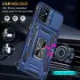 Чехол для Samsung Galaxy A34 (A346) Camshield Army Ring light blue