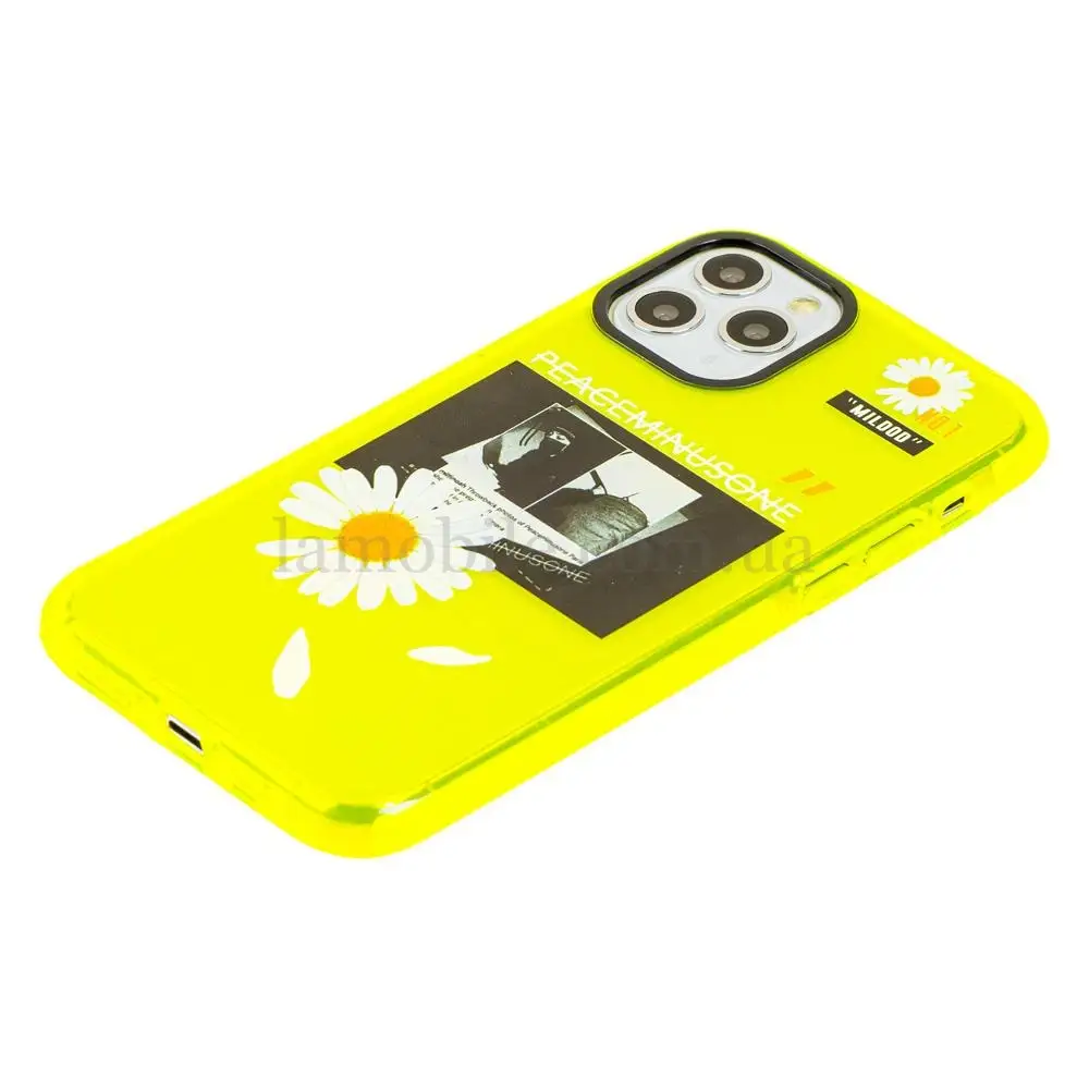 Чохол для iPhone 11 Pro Neon print ромашка