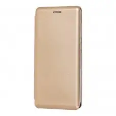 Чехол книжка Premium для Samsung Galaxy A70 (A705) золотистый