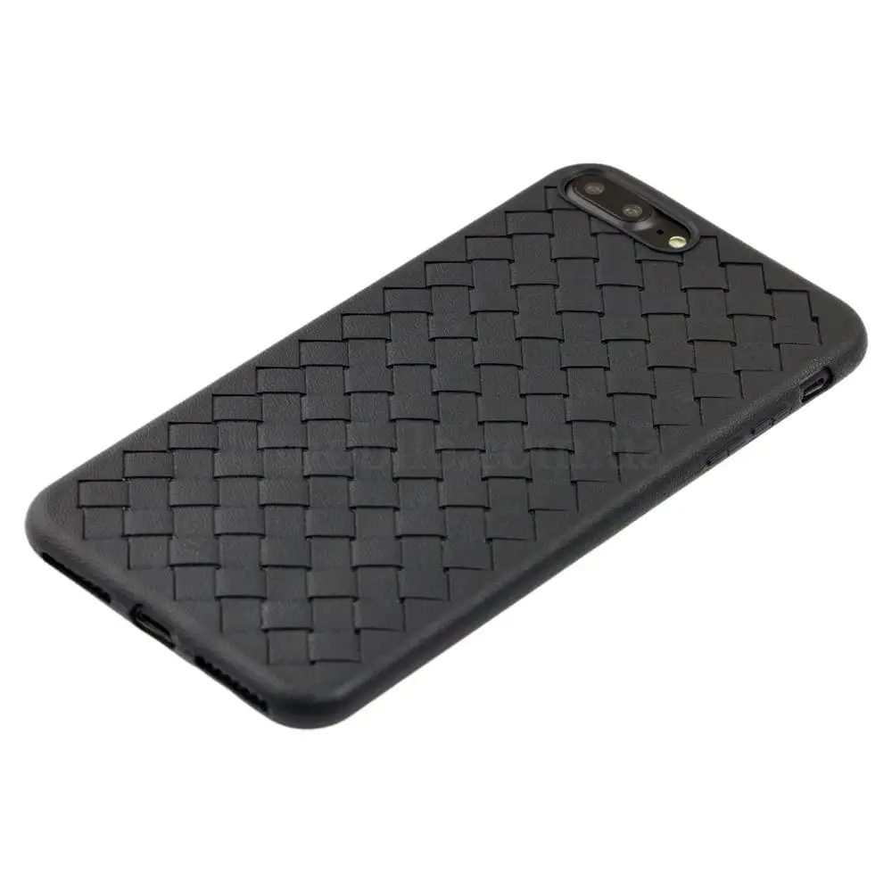 Чехол для iPhone 7 Plus / 8 Plus Weaving case черный