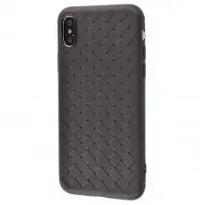 Чехол для iPhone X / Xs Weaving case черный