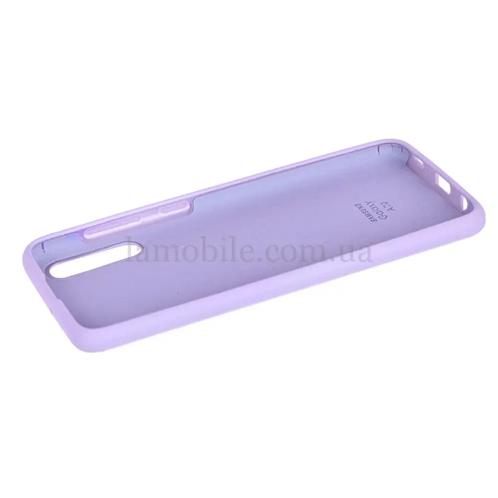 Чехол для Samsung Galaxy A70 (A705) Silicone Full светло-фиолетовый
