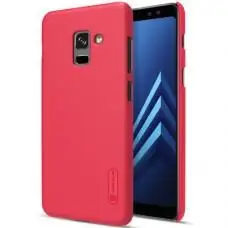 Чохол для Samsung Galaxy A8+ 2018 (A730) Nillkin із захисною плівкою червоний