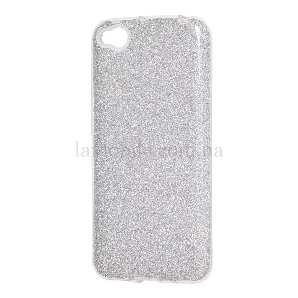 Чехол для Xiaomi Redmi Go Shining Glitter серебристый