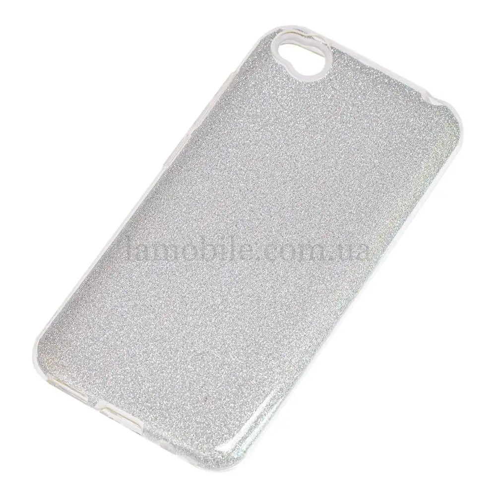 Чехол для Xiaomi Redmi Go Shining Glitter серебристый