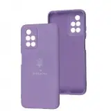 Чехол для Xiaomi Redmi 10 Silicone Full Трезубец лавандовый