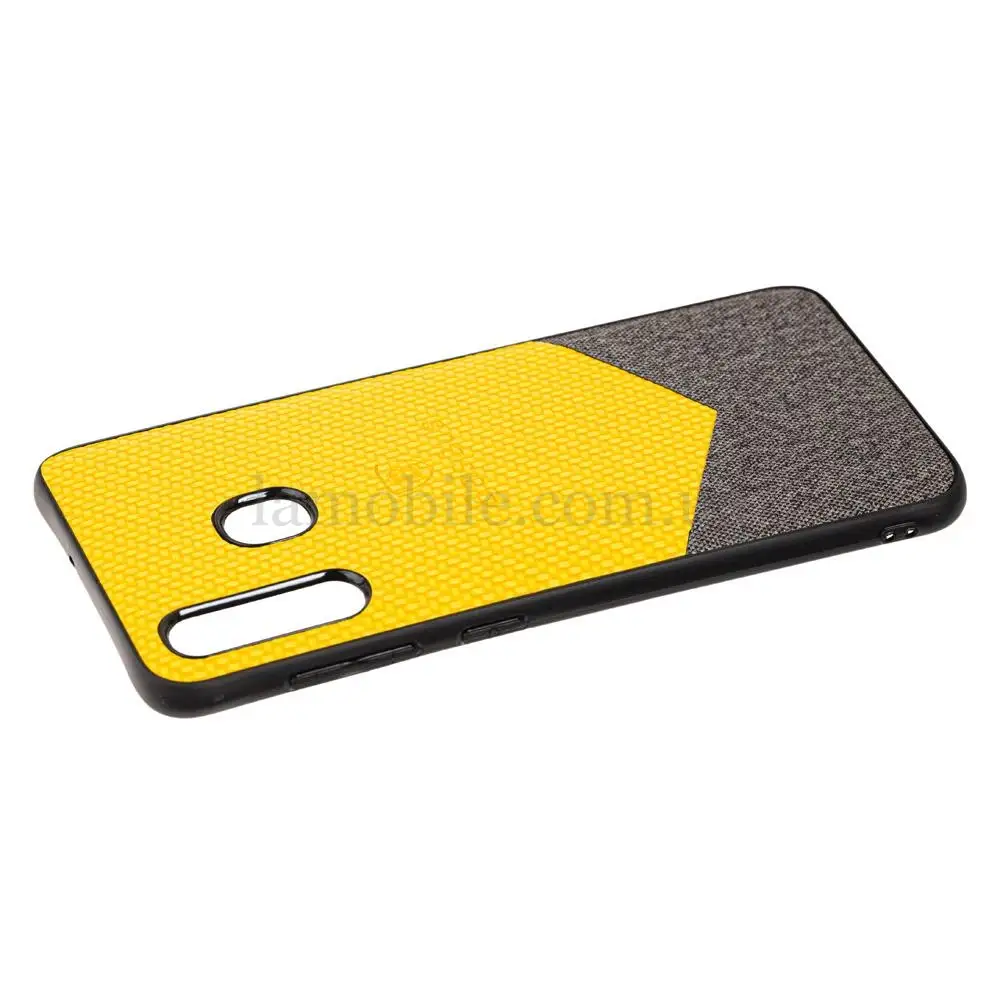 Чохол для Samsung Galaxy A20 / A30 Baseus color textile жовтий