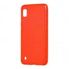 Чехол для Samsung Galaxy A10 (A105) Shiny dust красный
