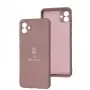 Чохол для Samsung Galaxy A04 (A045) Full Premium Тризуб рожевий / pink sand