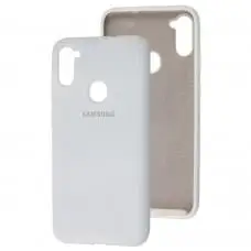 Чехол для Samsung Galaxy A11 / M11 Silicone Full белый