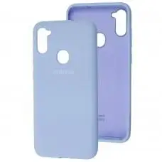 Чехол для Samsung Galaxy A11 / M11 Silicone Full лиловый