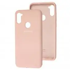 Чехол для Samsung Galaxy A11 / M11 Silicone Full розовый песок 