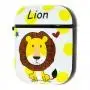 Чехол для AirPods Young Style Lion бело-желтый