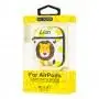 Чехол для AirPods Young Style Lion бело-желтый