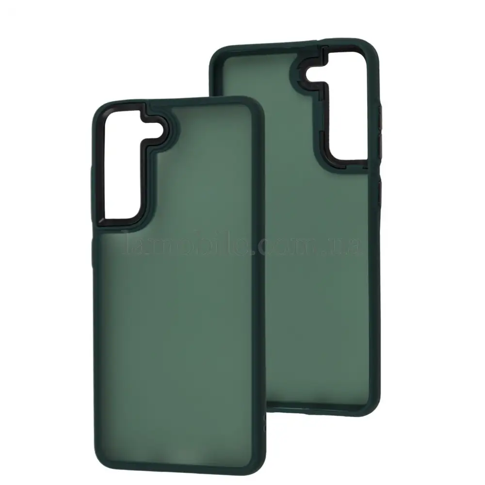 Чехол для Samsung Galaxy S21 FE (G990) Lyon Frosted green