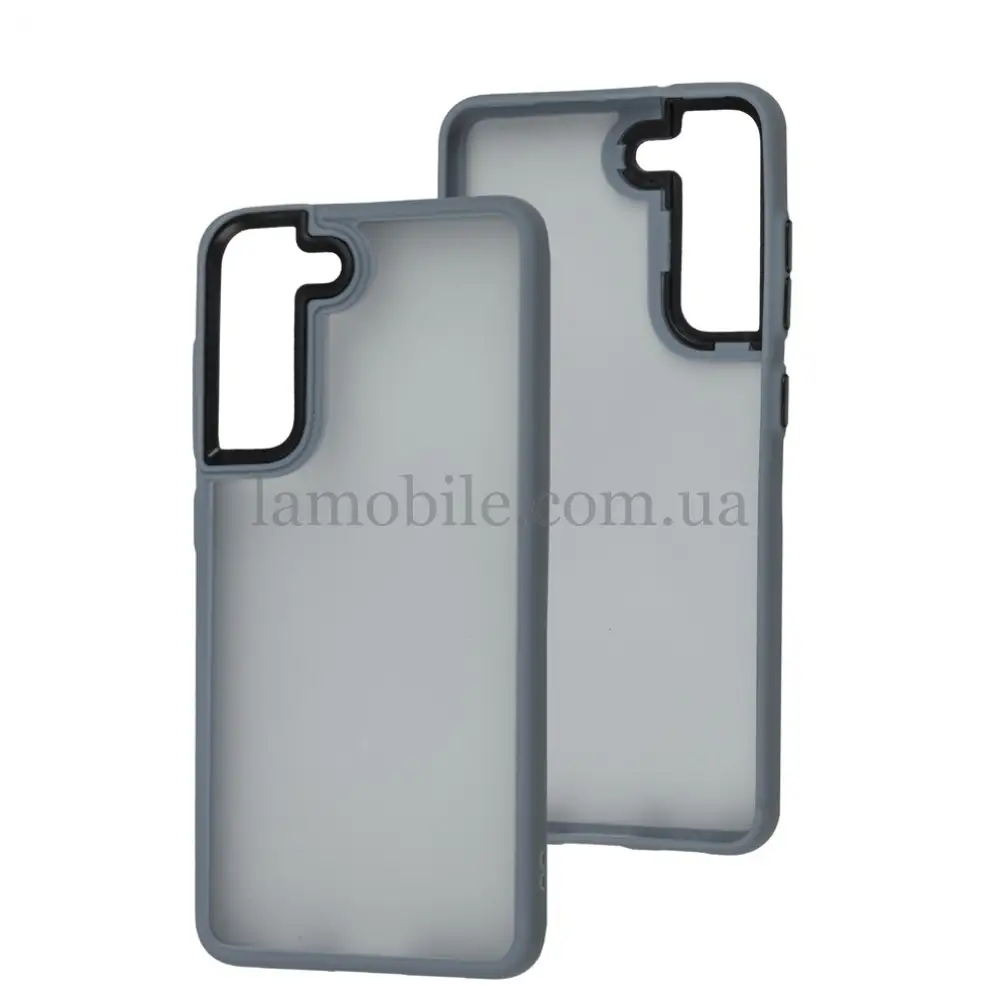 Чехол для Samsung Galaxy S21 FE (G990) Lyon Frosted sierra blue