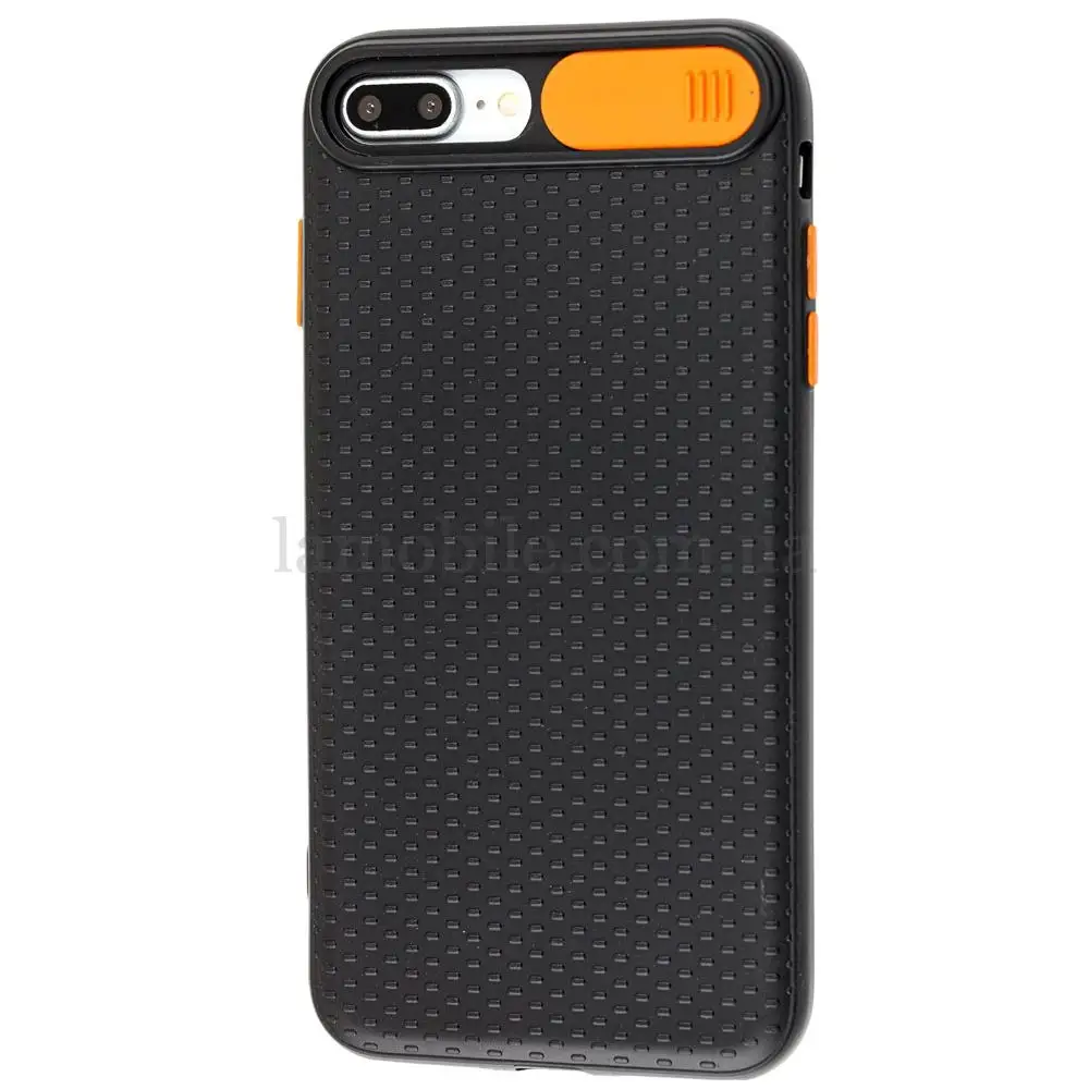 Чохол для iPhone 7 Plus/8 Plus Safety camera чорний/оранжевий