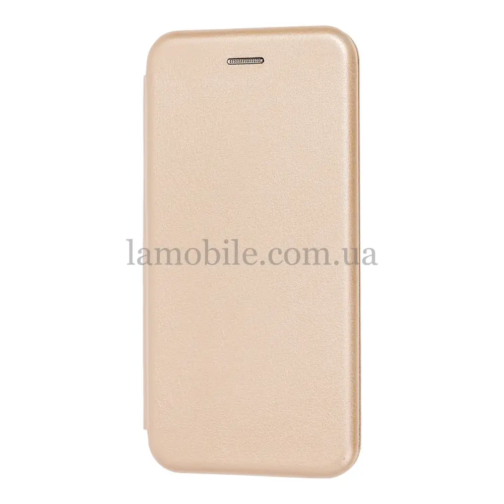 Чехол книжка Premium для Samsung Galaxy A20 / A30 золотистый
