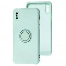 Чохол для iPhone X / Xs ColorRing Full бірюзовий