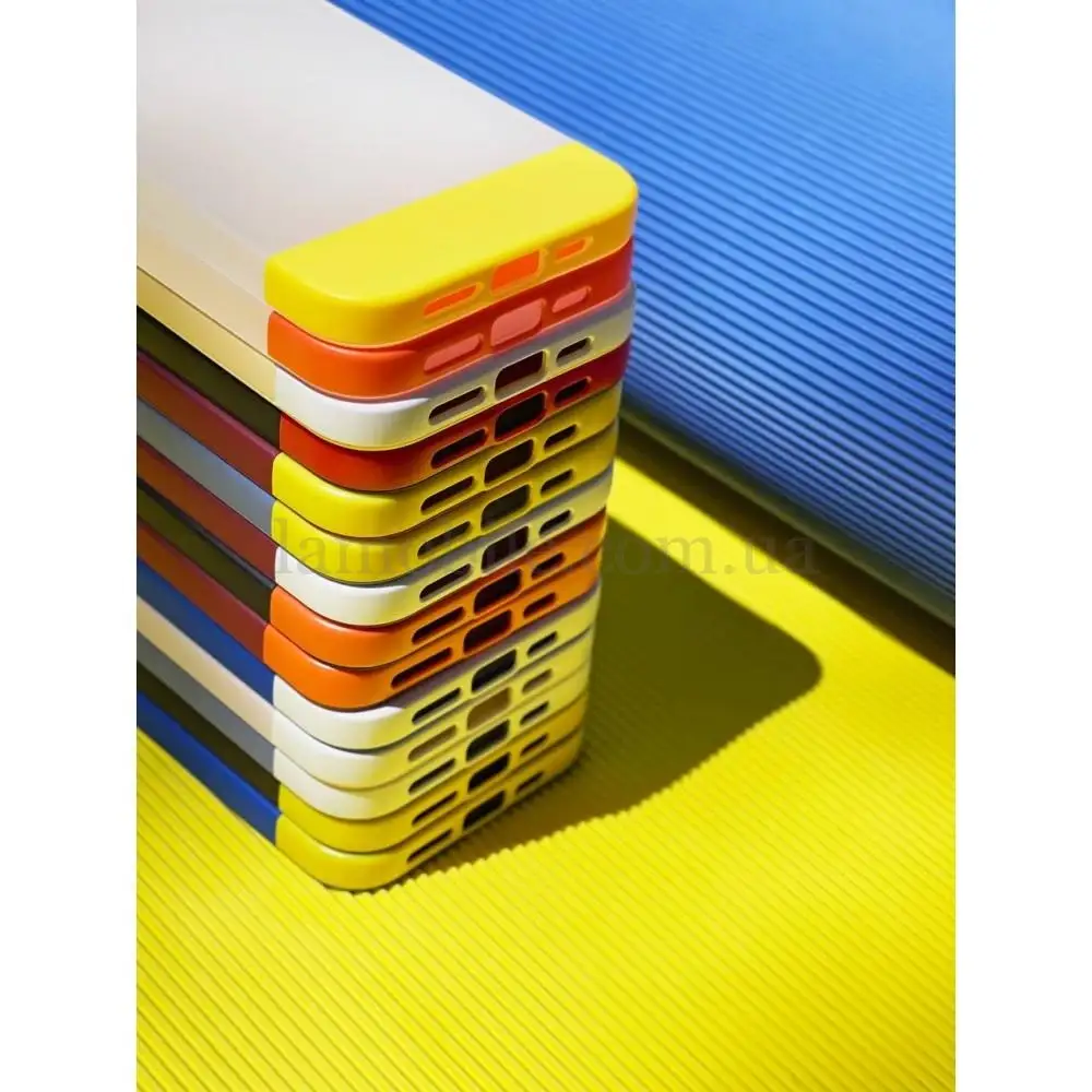 Чехол для iPhone 11 Bichromatic matte / orange