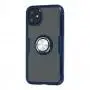 Чехол для iPhone 11 Pro Max Deen CrystalRing с кольцом синий   