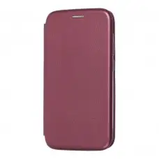 Чехол книжка Premium для Xiaomi Redmi Go бордовый