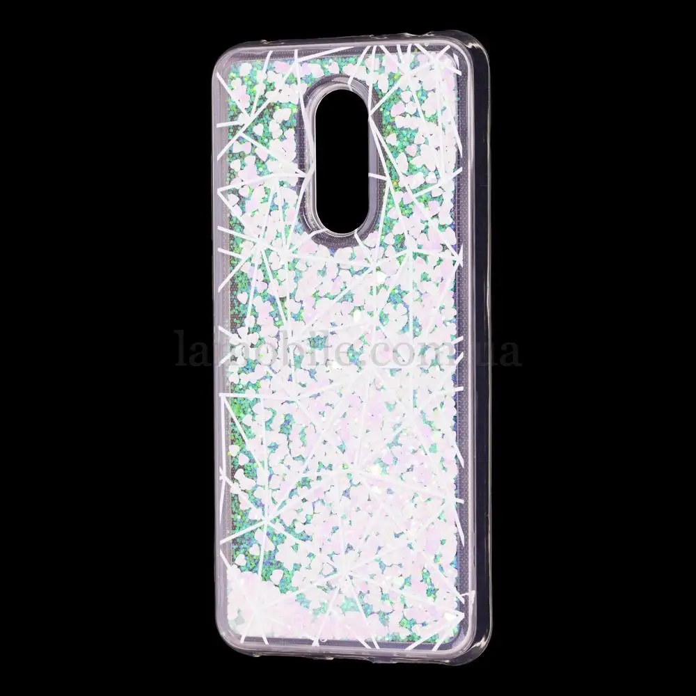 Чохол для Xiaomi Redmi 5 Plus Блискучі вода світло-рожевий "геометрія"