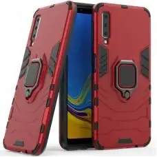 Чохол для Samsung Galaxy A7 2018 (A750) Transformer Ring удароміцний червоний