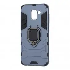 Чохол для Samsung Galaxy J6 2018 (J600) Transformer Ring ударостійкий сірий