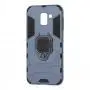Чехол для Samsung Galaxy J6 2018 (J600) Transformer Ring ударопрочный серый