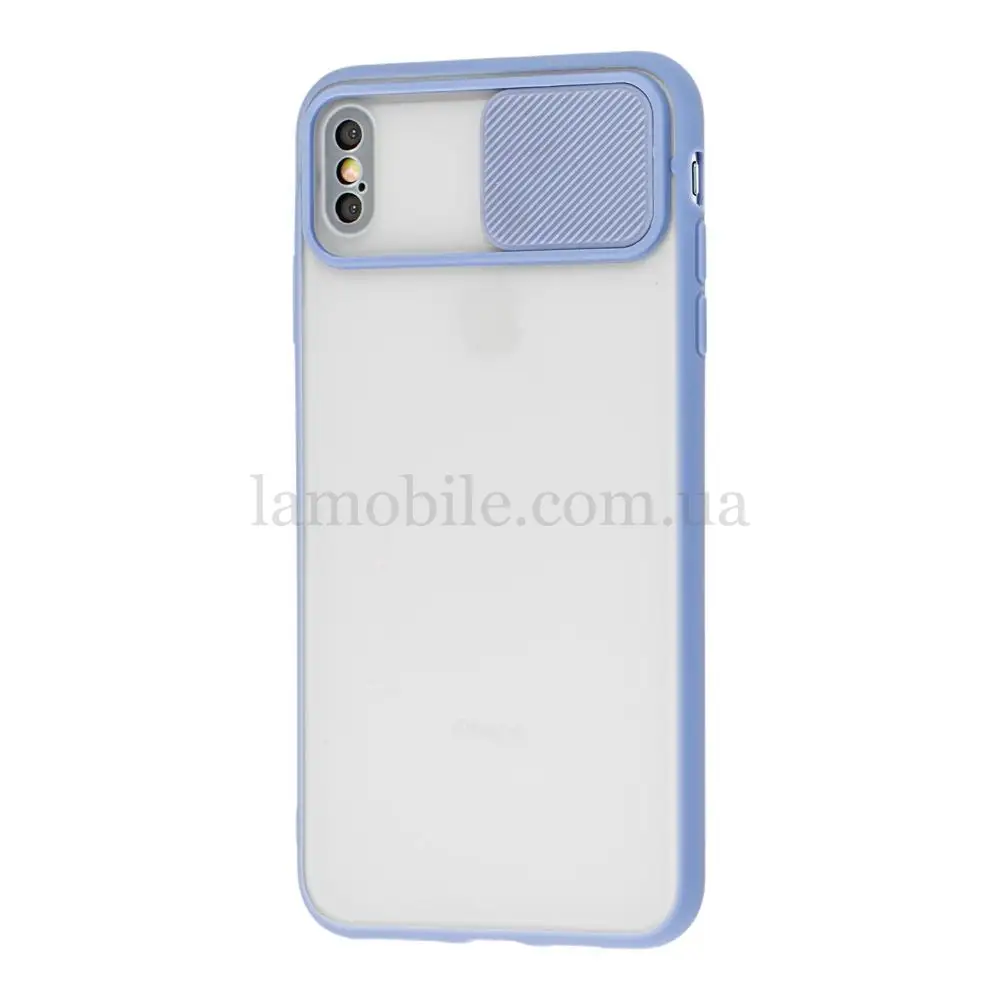 Чохол для iPhone Xs Max LikGus Camshield camera protect сірий