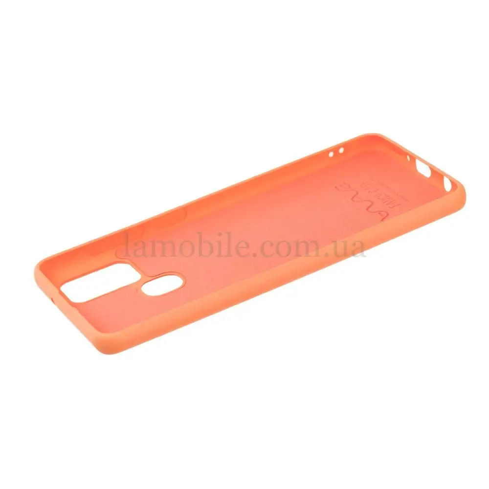 Чохол для Samsung Galaxy A21s (A217) Wave Fancy plaid skirt girl / peach