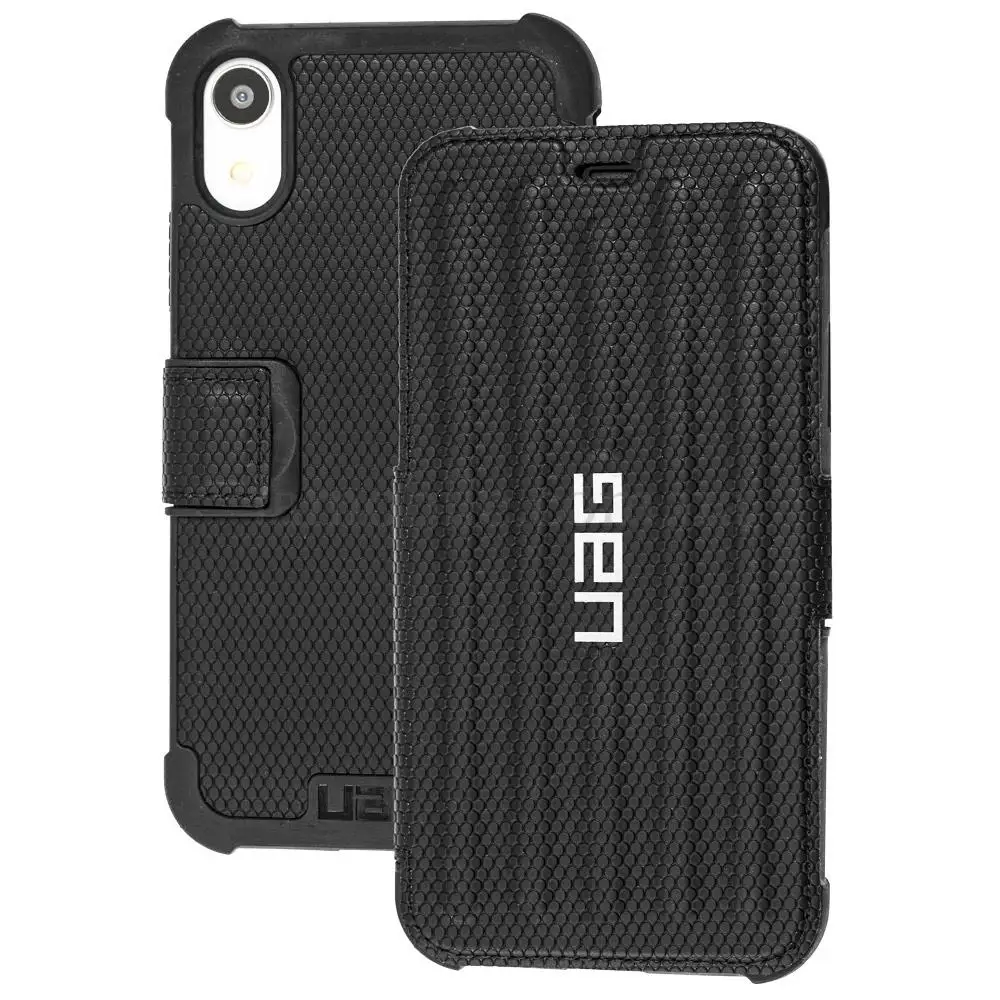 Чехол книжка для iPhone Xr UAG Metropolis черный