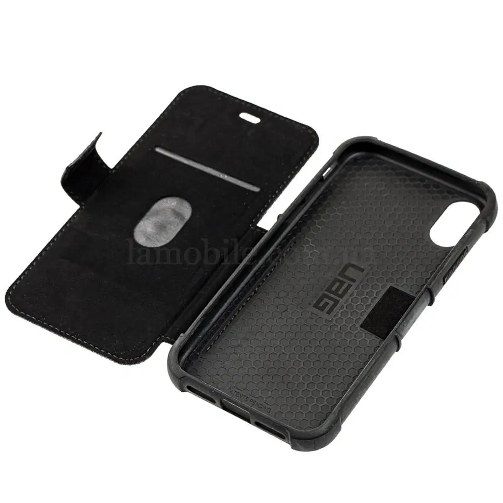 Чехол книжка для iPhone Xr UAG Metropolis черный