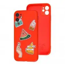 Чехол для iPhone 11 Wave Fancy color style watermelon / red