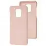 Чехол Silicone для Xiaomi Redmi Note 9s / 9 Pro Premium pink sand